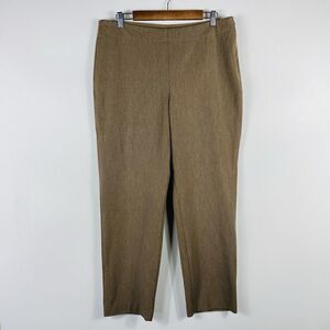 Talbots Size 14 Heritage Pants Brown Career Business Work